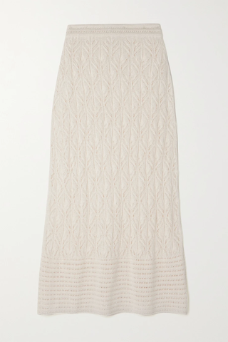 유럽직배송 르카샤 스커트 LE KASHA Amont crochet-knit organic linen maxi skirt 38063312420432586