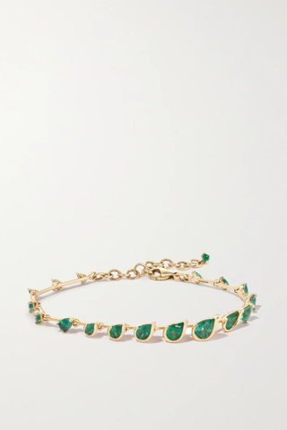 유럽직배송 페르난도조지 팔찌 FERNANDO JORGE Flicker 18-karat gold emerald bracelet 36856120584954108