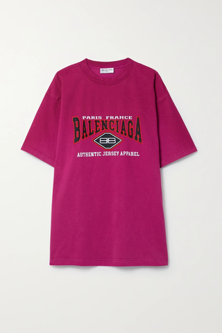 유럽직배송 발렌시아가 티셔츠 BALENCIAGA Embroidered cotton-jersey T-shirt 38063312418721905