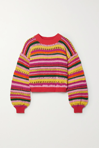 유럽직배송 팜리오 FARM RIO Crocheted cotton sweater 38063312420568669