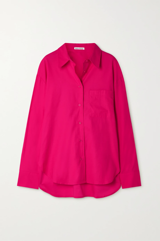 유럽직배송 리포메이션 셔츠 REFORMATION Will organic cotton-blend poplin shirt 1647597279152610