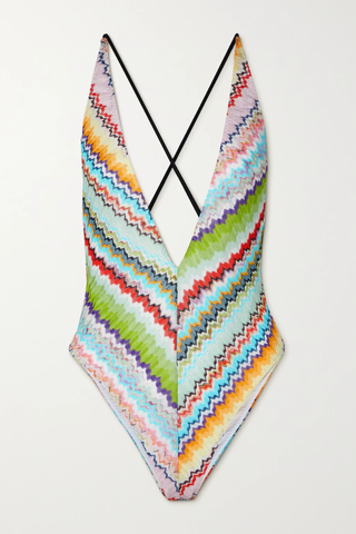 유럽직배송 미쏘니 MISSONI Mare striped crochet-knit swimsuit 32027475400243212