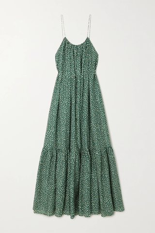 유럽직배송 마티유 원피스 MATTEAU + NET SUSTAIN tiered floral-print organic cotton and silk-blend maxi dress 38063312420559711