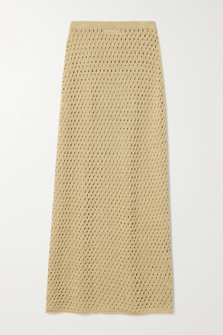 유럽직배송 SAVANNAH MORROW + NET SUSTAIN Ray crocheted Pima cotton maxi skirt 38063312418944003
