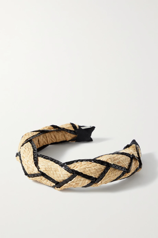 유럽직배송 GIGI BURRIS Ava braided straw headband 43769801096213357