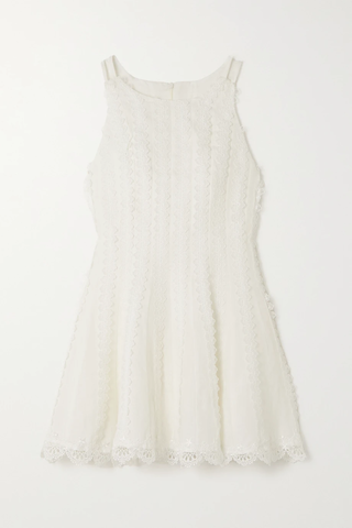 유럽직배송 웨이마리 미니원피스 WAIMARI Dalila corded lace-trimmed linen mini dress 36856120584973088