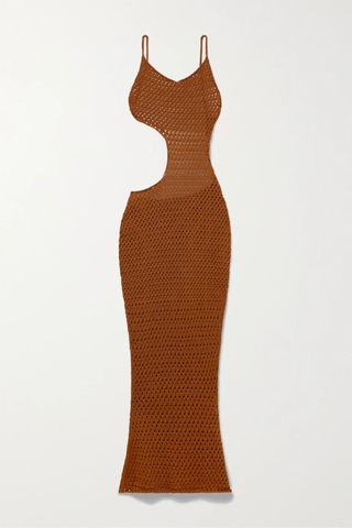 유럽직배송 SAVANNAH MORROW + NET SUSTAIN Tiva open-back crocheted Pima cotton maxi dress 38063312418943996
