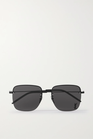 유럽직배송 생로랑 선글라스 SAINT LAURENT Square-frame metal sunglasses 43769801096392595