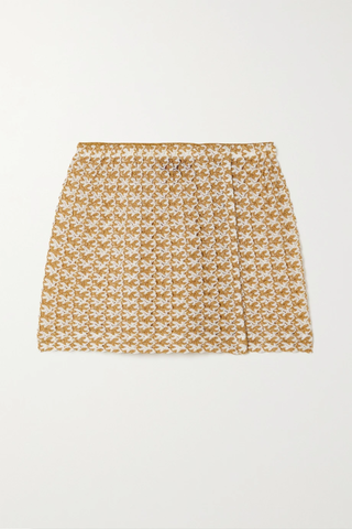 유럽직배송 미쏘니 미니스커트 MISSONI Mare wrap-effect metallic crochet-knit mini skirt 32027475400238205