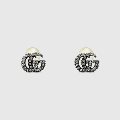 유럽직배송 구찌 GUCCI GG Marmont cufflinks with pearls 640847I48689068