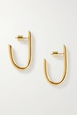 유럽직배송 제니퍼피셔 귀걸이 JENNIFER FISHER 1&quot; Cortnee gold-plated hoop earrings 1647597278880572
