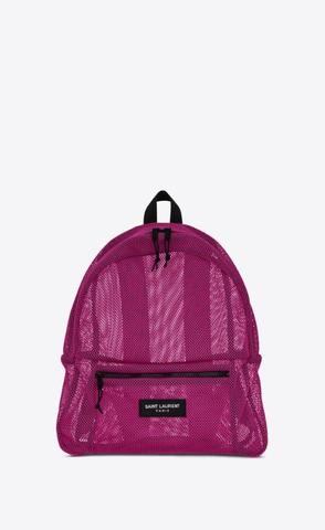 유럽직배송 입생로랑 백팩 SAINT LAURENT slp backpack in mesh and nylon 67163427O1Z5574