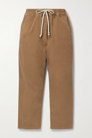 유럽직배송 닐리로탄 팬츠 NILI LOTAN Casablanca cropped cotton-blend twill pants 33258524071916058