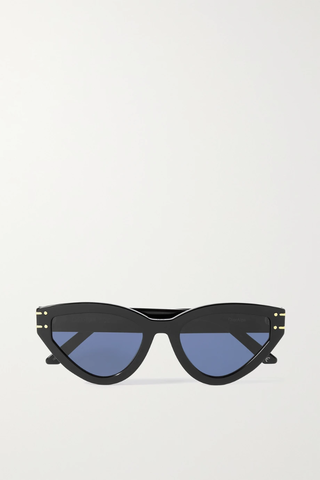 유럽직배송 디올 선글라스 DIOR EYEWEAR DiorSignature B2U cat-eye acetate and silver-tone sunglasses 1647597285160734