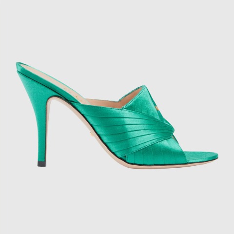 유럽직배송 구찌 슬라이드 샌들 GUCCI Women&#039;s heeled slide sandal 699457F14003603