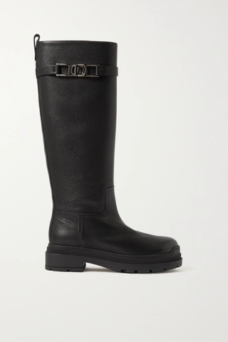 유럽직배송 페라가모 롱부츠 SALVATORE FERRAGAMO Ryder embellished textured-leather knee boots 38063312418453558