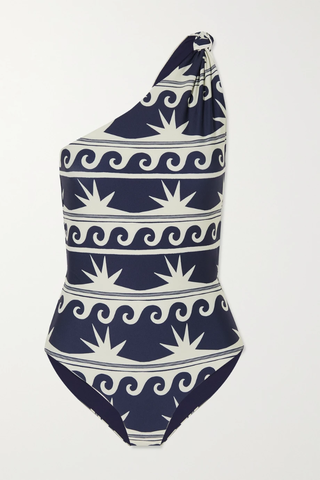 유럽직배송 요한나오르티츠 JOHANNA ORTIZ + NET SUSTAIN Ocean Amulet one-shoulder printed recycled swimsuit 38063312420588124