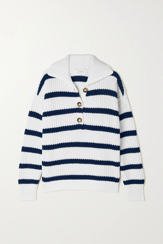 유럽직배송 라린 스웨터 LA LIGNE Bateau striped ribbed cotton sweater 38063312420535553