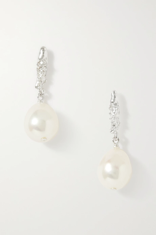 유럽직배송 알리기에리 귀걸이 ALIGHIERI The Lustre of The Moon recycled silver pearl earrings 42247633209116035