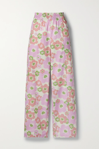유럽직배송 아크네스튜디오 팬츠 ACNE STUDIOS Floral-print cotton-twill wide-leg pants 38063312420351800