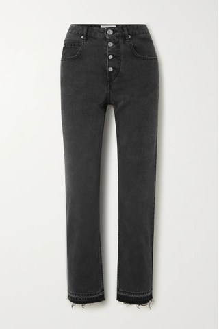 유럽직배송 이자벨마랑에뚜왈 ISABEL MARANT ÉTOILE Belden frayed straight-leg jeans 43769801094940028