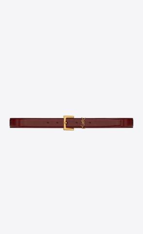 유럽직배송 입생로랑 여성벨트 SAINT LAURENT cassandre belt with square buckle in shiny box saint laurent leather 634437AAAOY6133