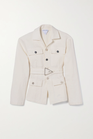 유럽직배송 보테가베네타 자켓 BOTTEGA VENETA Belted linen-blend jacket 1647597285153392
