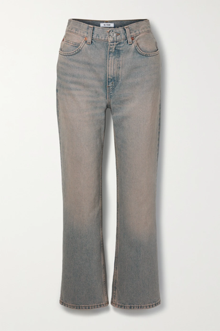 유럽직배송 리던 RE/DONE 70s distressed high-rise straight-leg jeans 45666037504839293