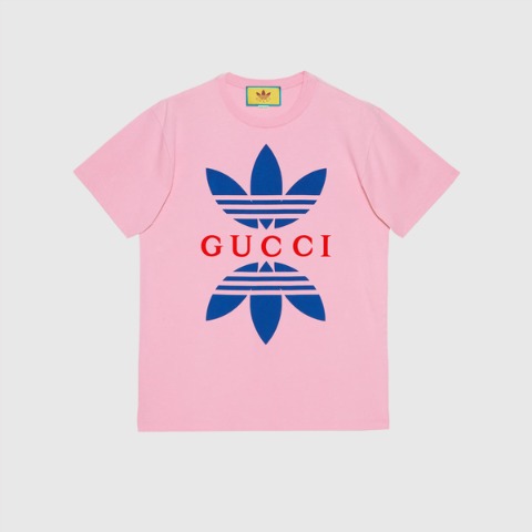유럽직배송 구찌 티셔츠 GUCCI adidas x Gucci cotton jersey T-shirt 548334XJEMJ5904