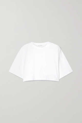 유럽직배송 프랭키샵 티셔츠 FRANKIE SHOP Karina cropped striped cotton-jersey T-shirt 1647597283494295