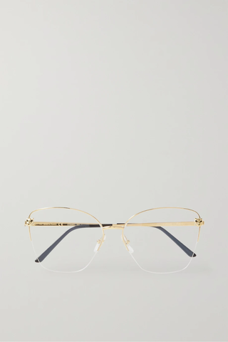 유럽직배송 까르띠에 CARTIER EYEWEAR Cat-eye gold-tone optical glasses 38063312420069998