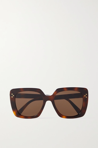 유럽직배송 셀린느 선글라스 CELINE EYEWEAR Oversized square-frame tortoiseshell acetate sunglasses 38063312418016249