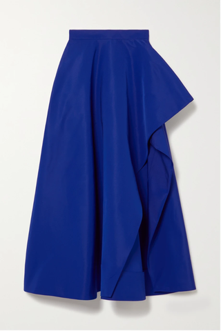 유럽직배송 알렉산더맥퀸 스커트 ALEXANDER MCQUEEN Asymmetric draped satin-twill skirt 1647597284275919