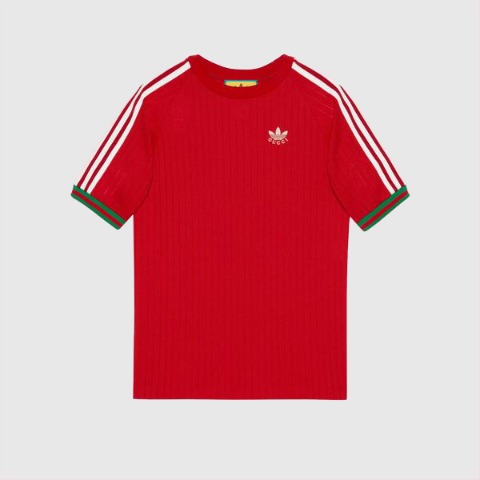 유럽직배송 구찌 티셔츠 GUCCI adidas x Gucci jersey T-shirt 700486XJEJT6429