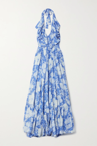 유럽직배송 러브샤크팬시 원피스 LOVESHACKFANCY Marinette ruffled floral-print cotton and silk-blend maxi dress 42247633207923523