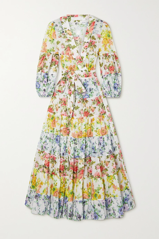 유럽직배송 짐머만 원피스 ZIMMERMANN + NET SUSTAIN tiered floral-print organic cotton-voile midi dress 38063312420600217
