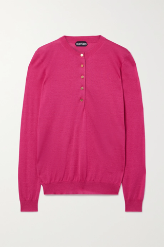 유럽직배송 톰포드 스웨터 TOM FORD Cashmere and silk-blend sweater 42247633208084239