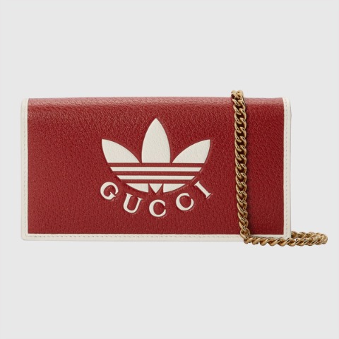 유럽직배송 구찌 GUCCI adidas x Gucci wallet with chain 621892UZ3BG6484