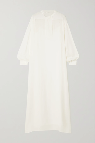 유럽직배송 더로우 원피스 THE ROW Lanai cotton and silk-blend voile maxi dress 38063312420950489