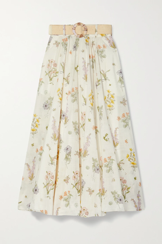 유럽직배송 짐머만 스커트 ZIMMERMANN Jeannie belted floral-print cotton-voile maxi skirt 42247633207928172