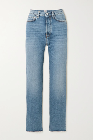 유럽직배송 토템 청바지 TOTÊME High-rise straight-leg organic jeans 43769801095408230