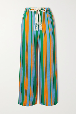 유럽직배송 스타우드 팬츠 STAUD Alize striped linen wide-leg pants 43769801096283759