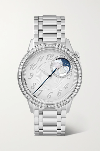 유럽직배송 바쉐론콘스탄틴 VACHERON CONSTANTIN Egérie Automatic Moon-Phase 37mm 18-karat pink gold and diamond watch 19971654707086255