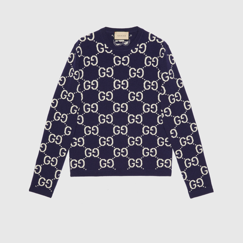 유럽직배송 구찌 GUCCI GG wool jacquard sweater 692900XKCC54492