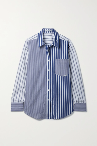 유럽직배송 알렉산더왕 셔츠 ALEXANDERWANG.T Striped cotton-poplin shirt 1647597284425850