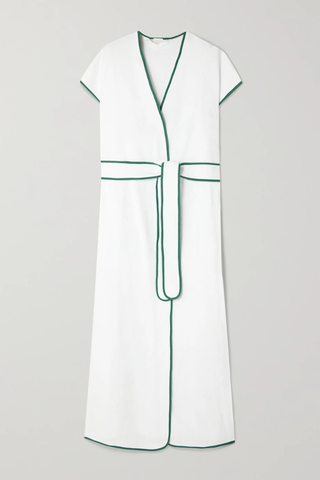 유럽직배송 로레타카포니 로브 LORETTA CAPONI Rossella embroidered cotton-terry robe 42247633207896068