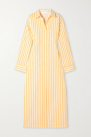 유럽직배송 프랭키샵 셔츠원피스 FRANKIE SHOP Cala striped cotton-poplin midi shirt dress 1647597283494303