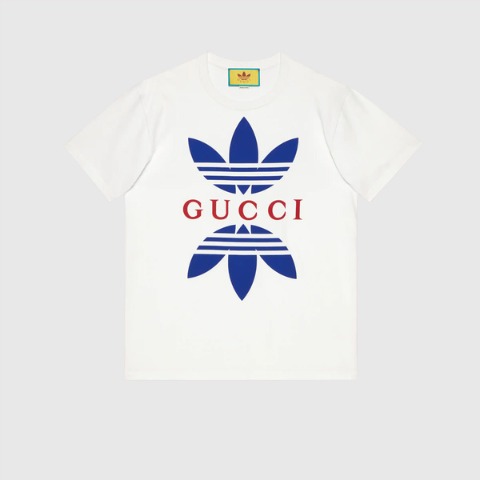 유럽직배송 구찌 티셔츠 GUCCI adidas x Gucci cotton jersey T-shirt 548334XJEMJ9280