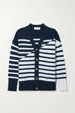 유럽직배송 라린 가디건 LA LIGNE Marin striped wool and cashmere-blend cardigan 38063312420535551