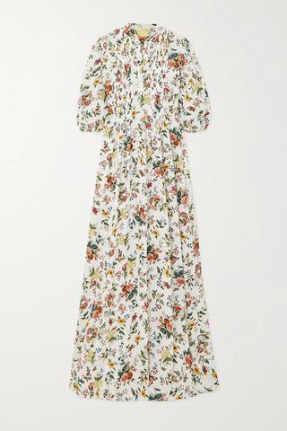 유럽직배송 에르뎀 원피스 ERDEM Mustique pintucked floral-print cotton-poplin maxi dress 38063312418819224